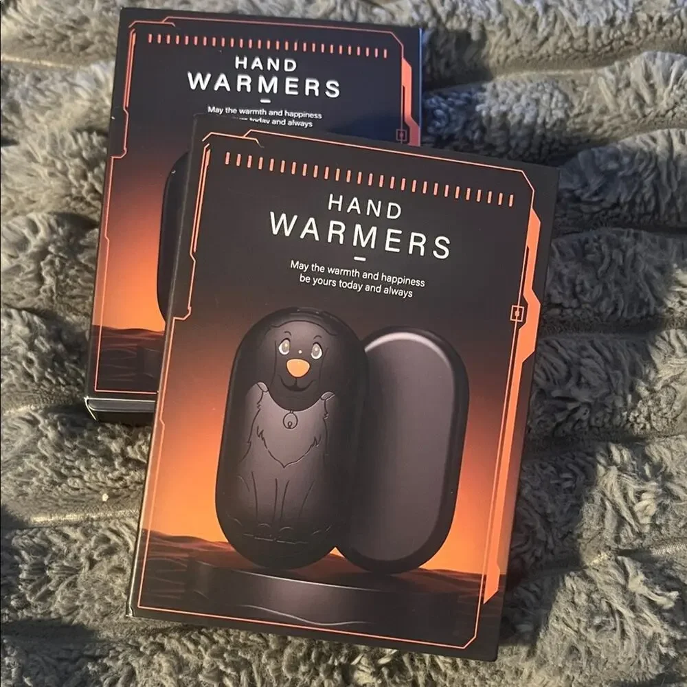 Sleek Black Hand Warmer